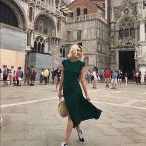 dress with lemon pattern